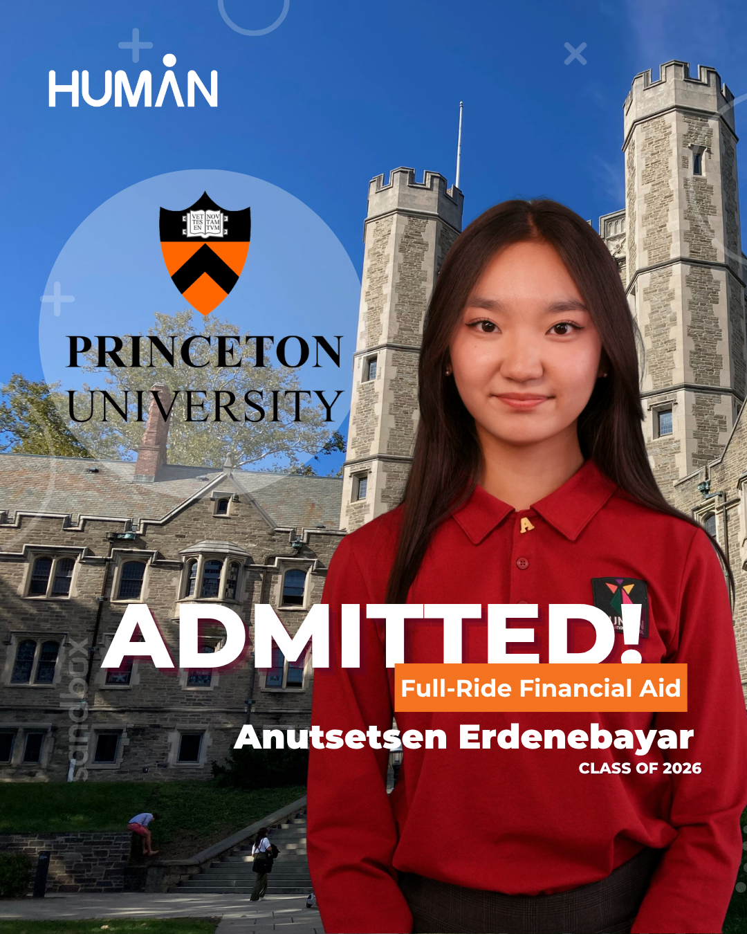 Anutsetsen Erdenebayar — Princeton University ADMITTED